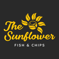 The Sunflower Fish & Chips Lisburn logo.